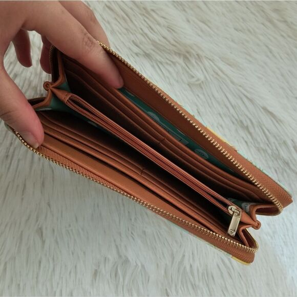 Loungefly Pokemon Pikachu Leaves Mint Mini Backpack and Wallet - Picture 16 of 16